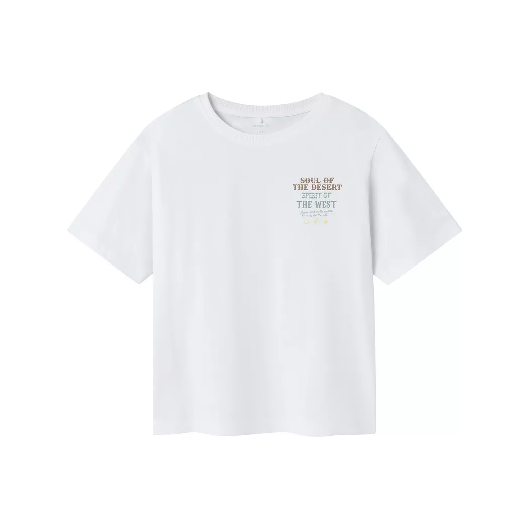Name It - T-Shirt, 146-152, Weiss