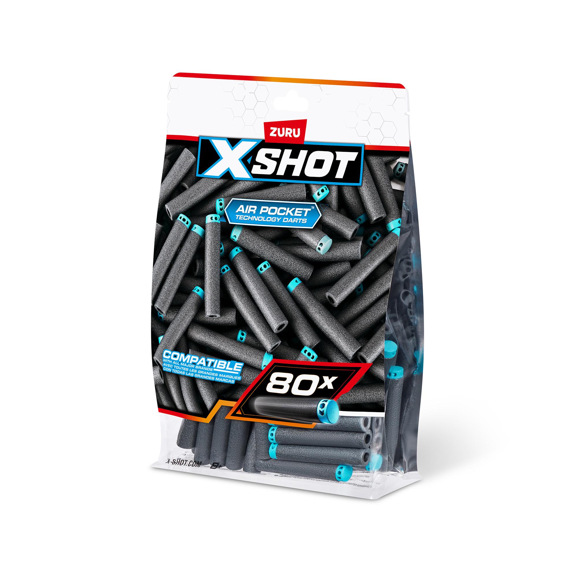 XSHOT  Excel Darts Refill Pack, 80 Stück 