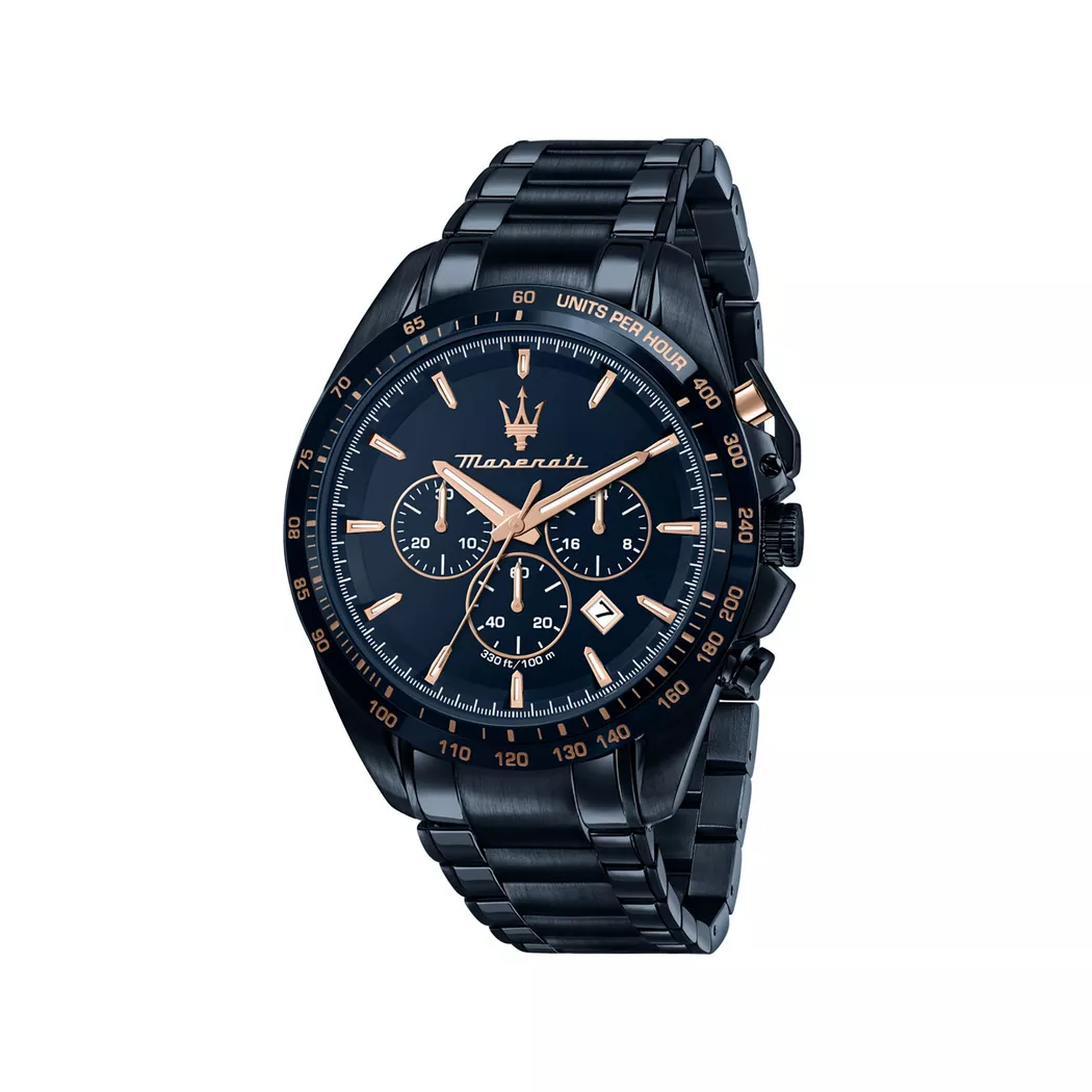 Maserati - Chronograph Uhr, Blue Edition, 45mm, Blau
