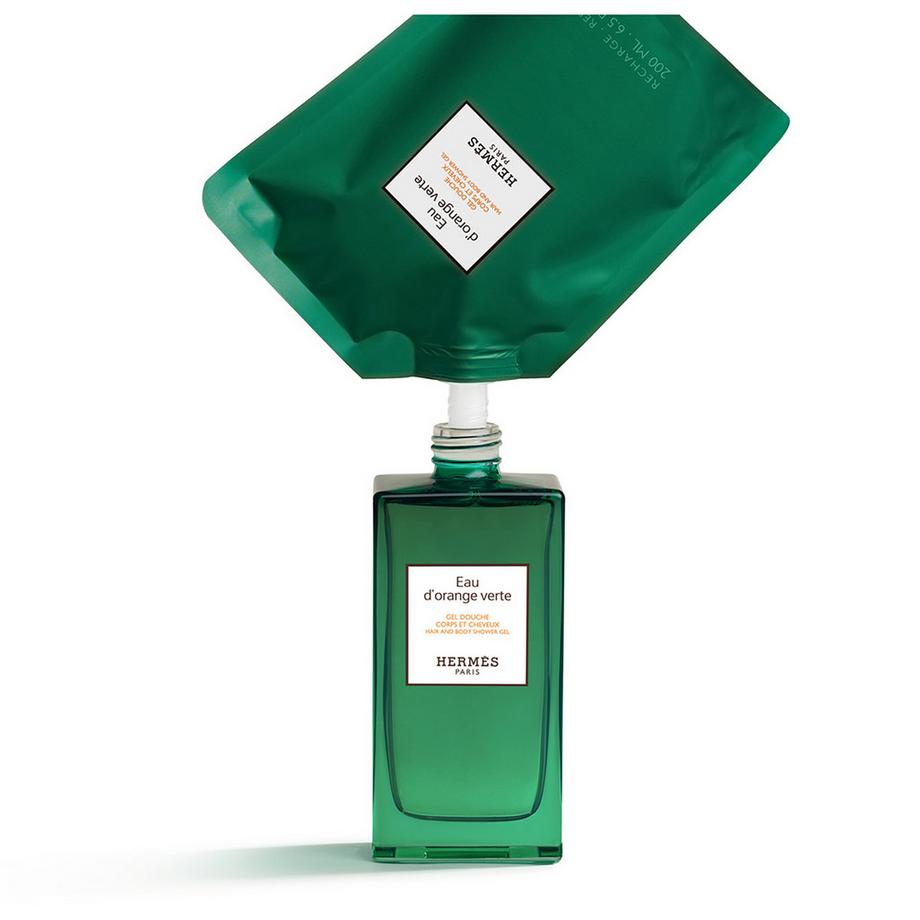 HERMÈS Eau d'orange verte Nachfüllset Duschgel für Körper und Haar 
