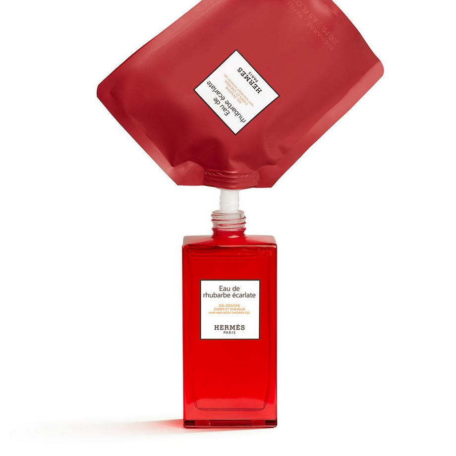 HERMÈS Eau de rhubarbe écarlate Ricarica gel doccia corpo e capelli 