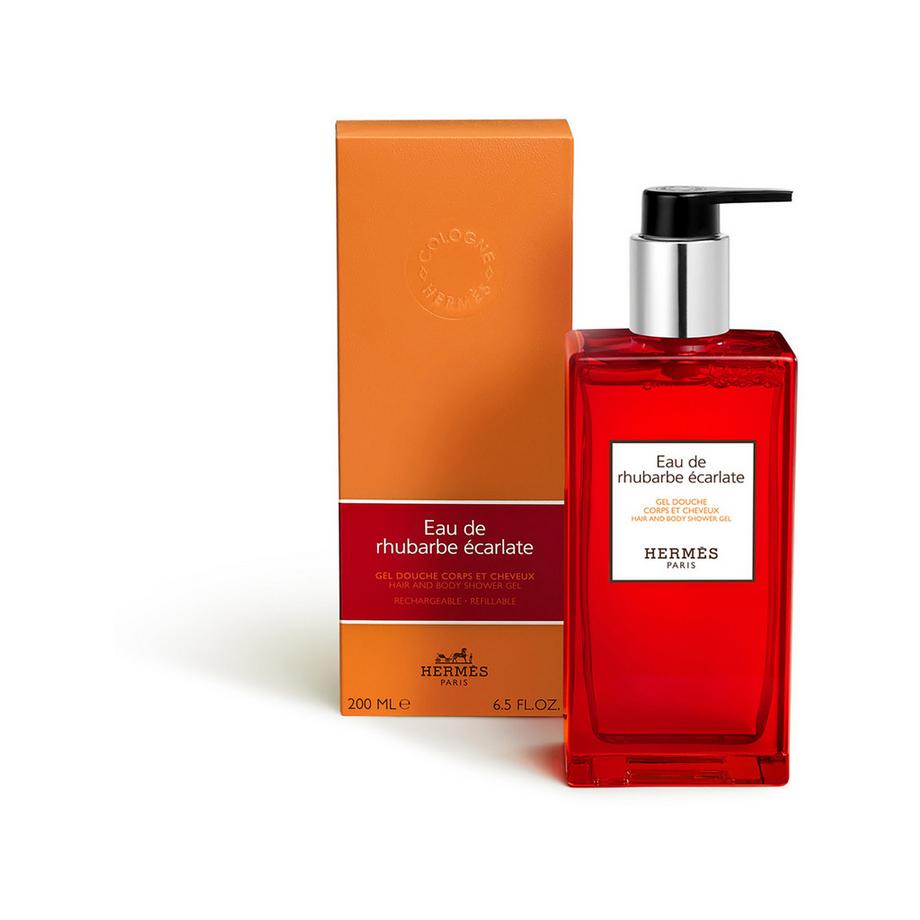 HERMÈS Eau de rhubarbe écarlate Duschgel für Körper und Haar 