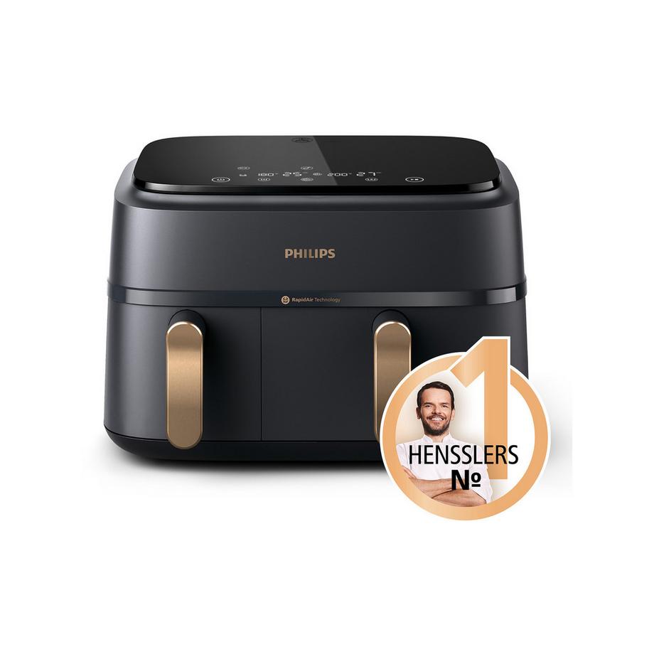 PHILIPS AirFryer 2 paniers 2 tailles différentes 