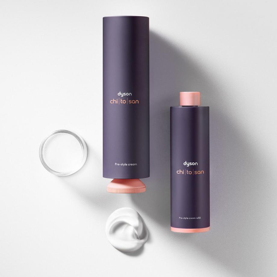 dyson Chitosan™ Pre-Style Cream Lockiges bis krauses Haar, reichhaltige Pflege 