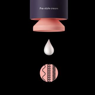 dyson Chitosan™ Pre-Style Cream Lockiges bis krauses Haar, reichhaltige Pflege 