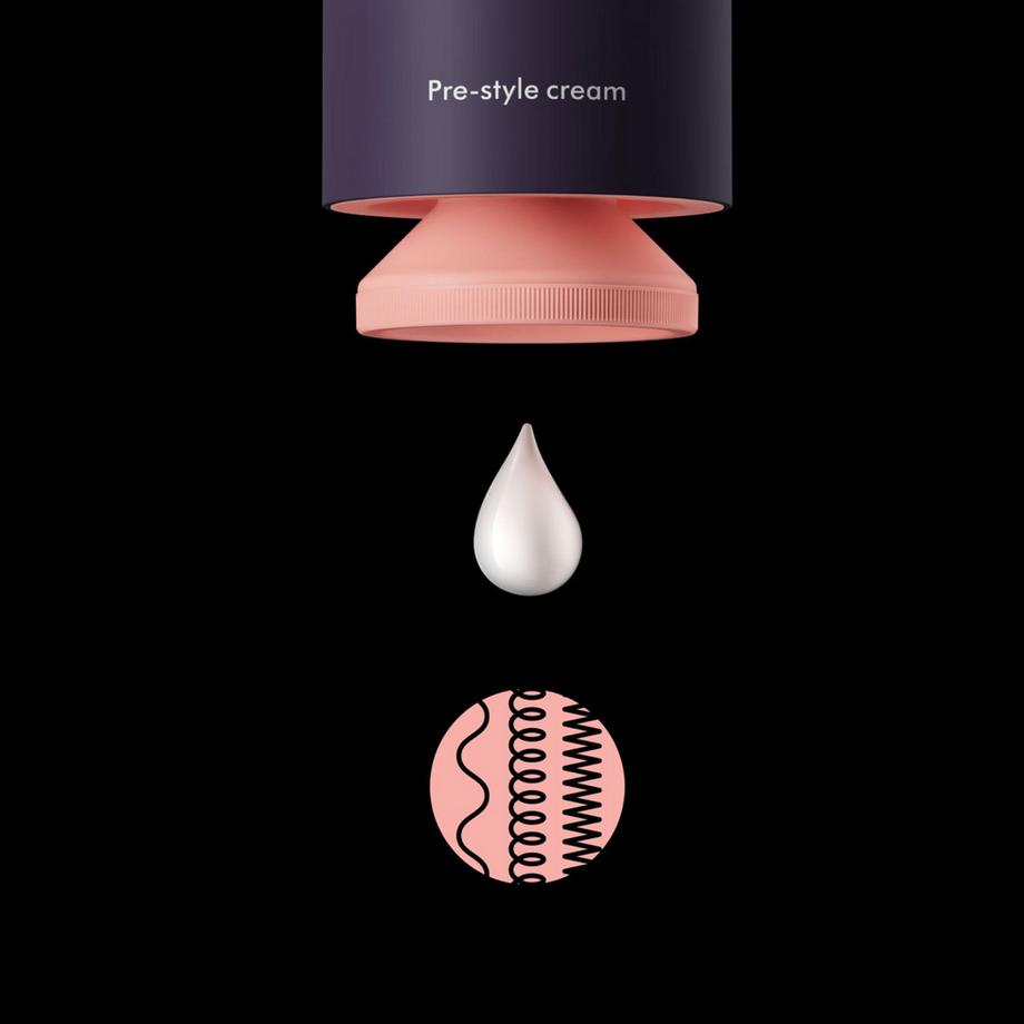 dyson Chitosan™ Pre-Style Cream Lockiges bis krauses Haar, reichhaltige Pflege 