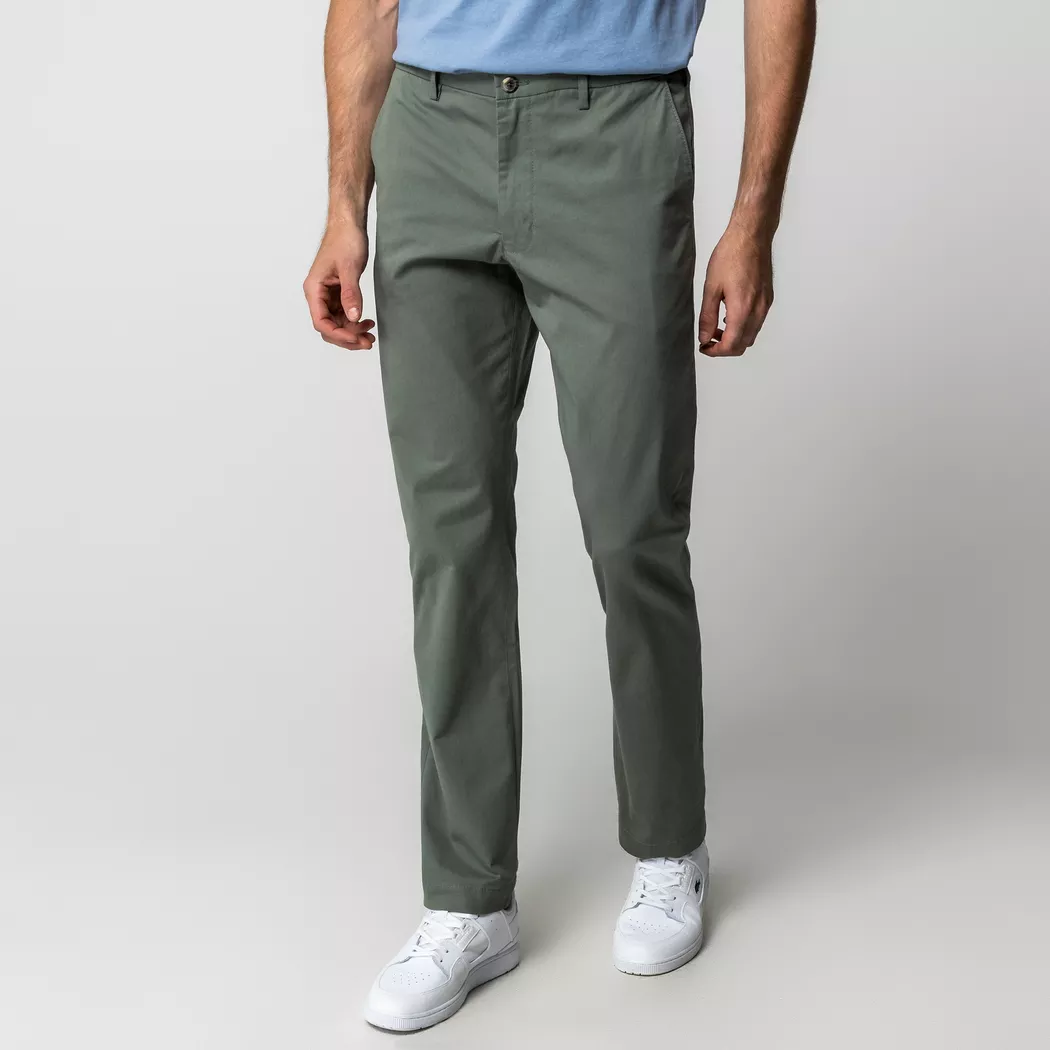 Manor Man - Chinohose, Slim Fit, für Herren, Grün, Größe W36/L32