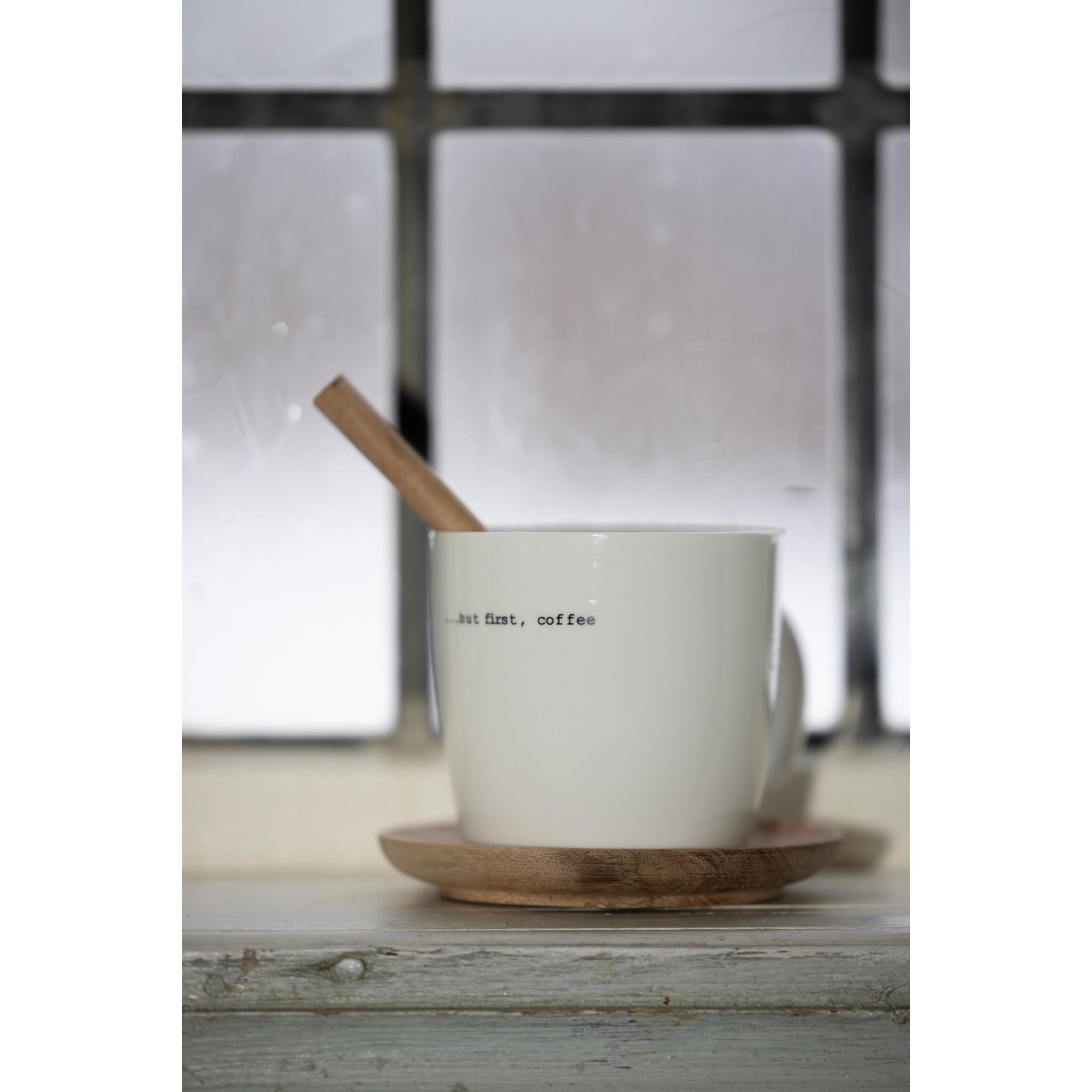 Sögne Mug avec anse But First Coffee 