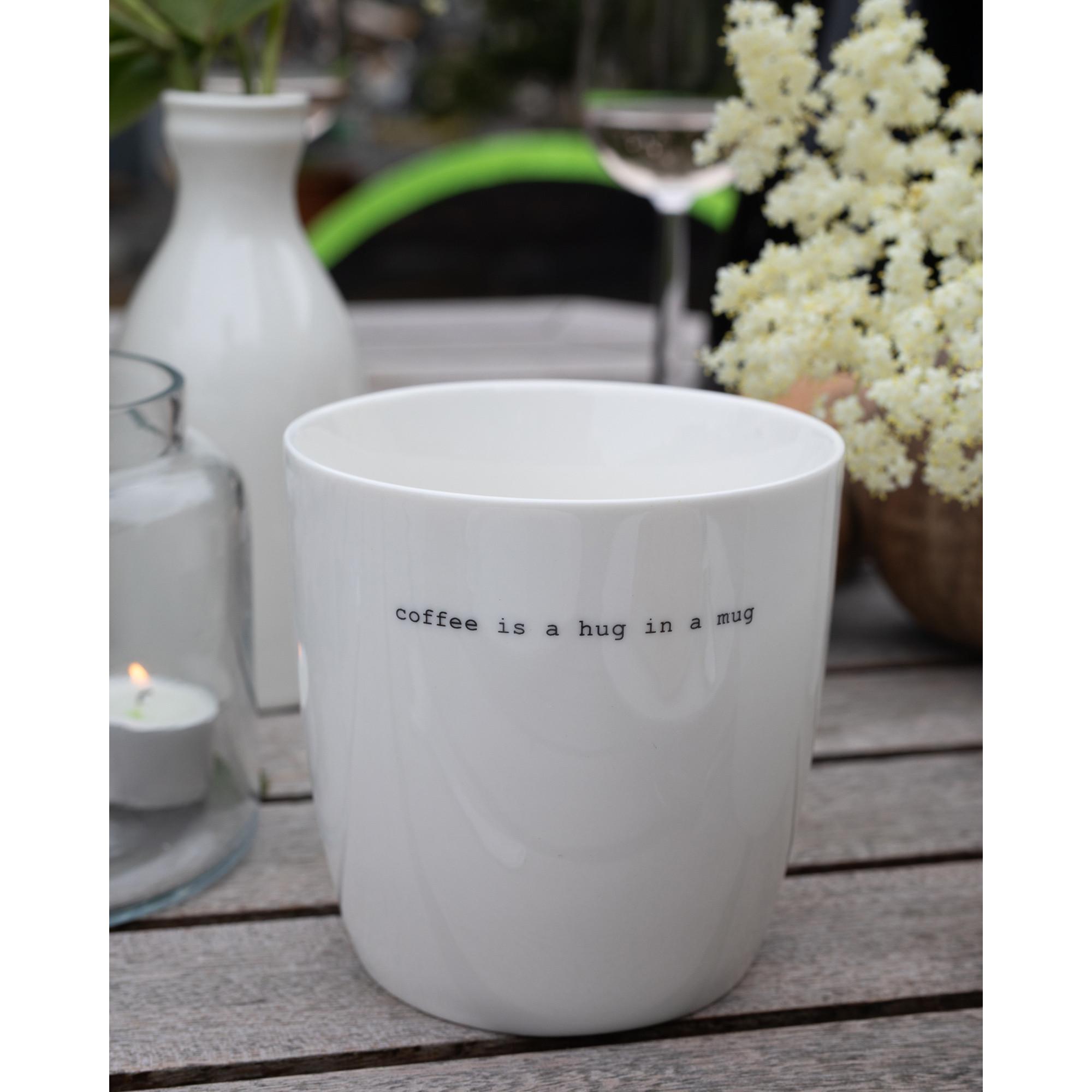 Sögne Mug à anse Coffee is a Hug 