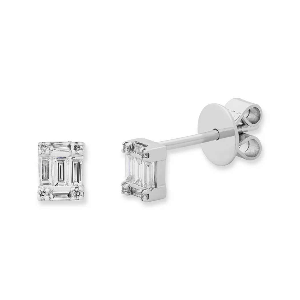 ZEN DIAMOND - Ohrringe, One Size, Weissgold 4