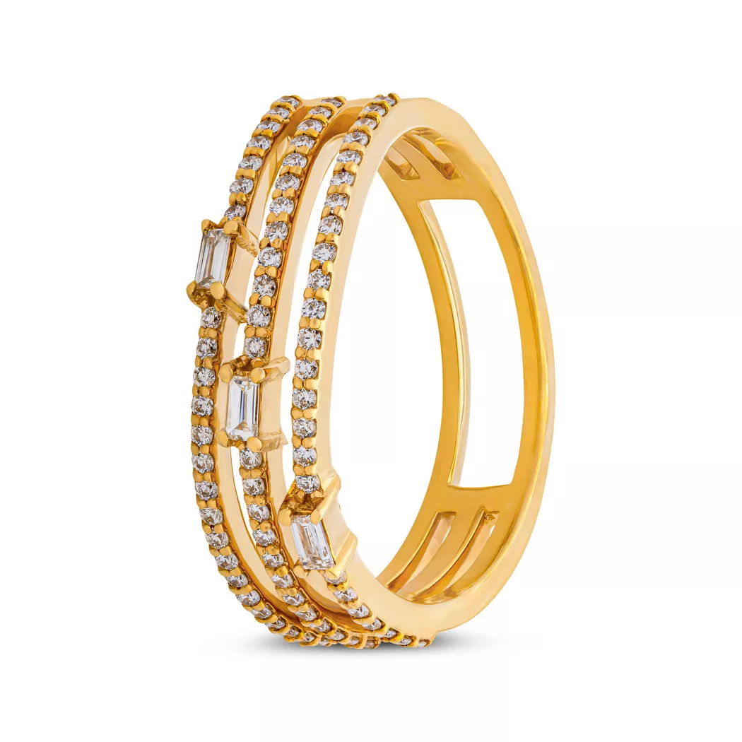 ZEN DIAMOND - Ring, 52, Gelbgold