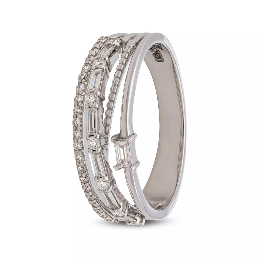 ZEN DIAMOND - Ring, 56, Weissgold 7