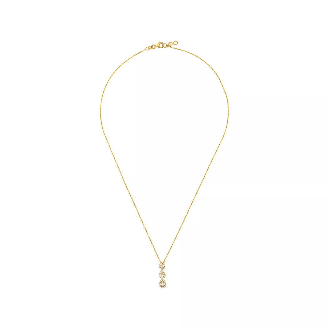ZEN DIAMOND - Halskette, 42cm, Gelbgold