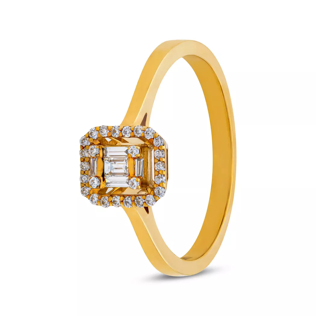 ZEN DIAMOND - Ring, 52, Gelbgold 6