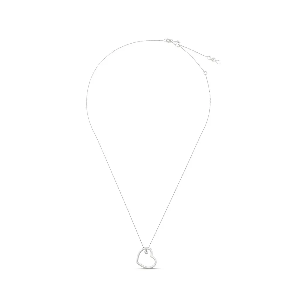 ZEN DIAMOND - Halskette, 45cm, Weissgold 9