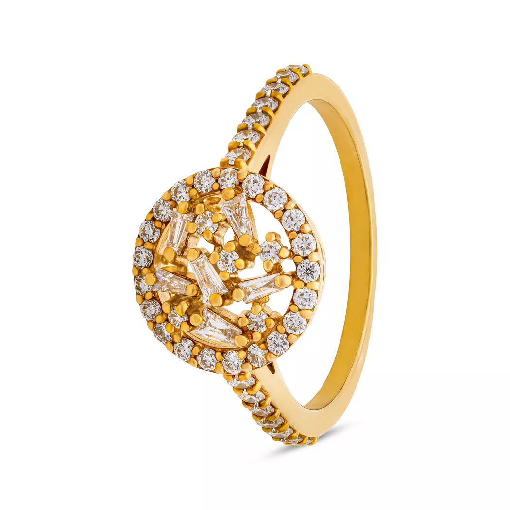 ZEN DIAMOND - Ring, 52, Gelbgold