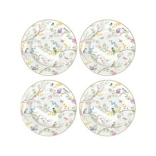 Pozzi Milano Dessertteller, 4 Stück Birds Melody 