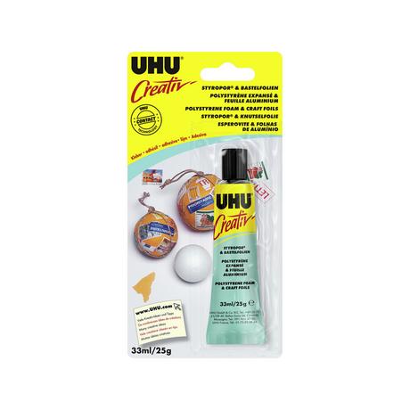 Uhu Bastelkleber Creativ Styropor & Bastelfol. 