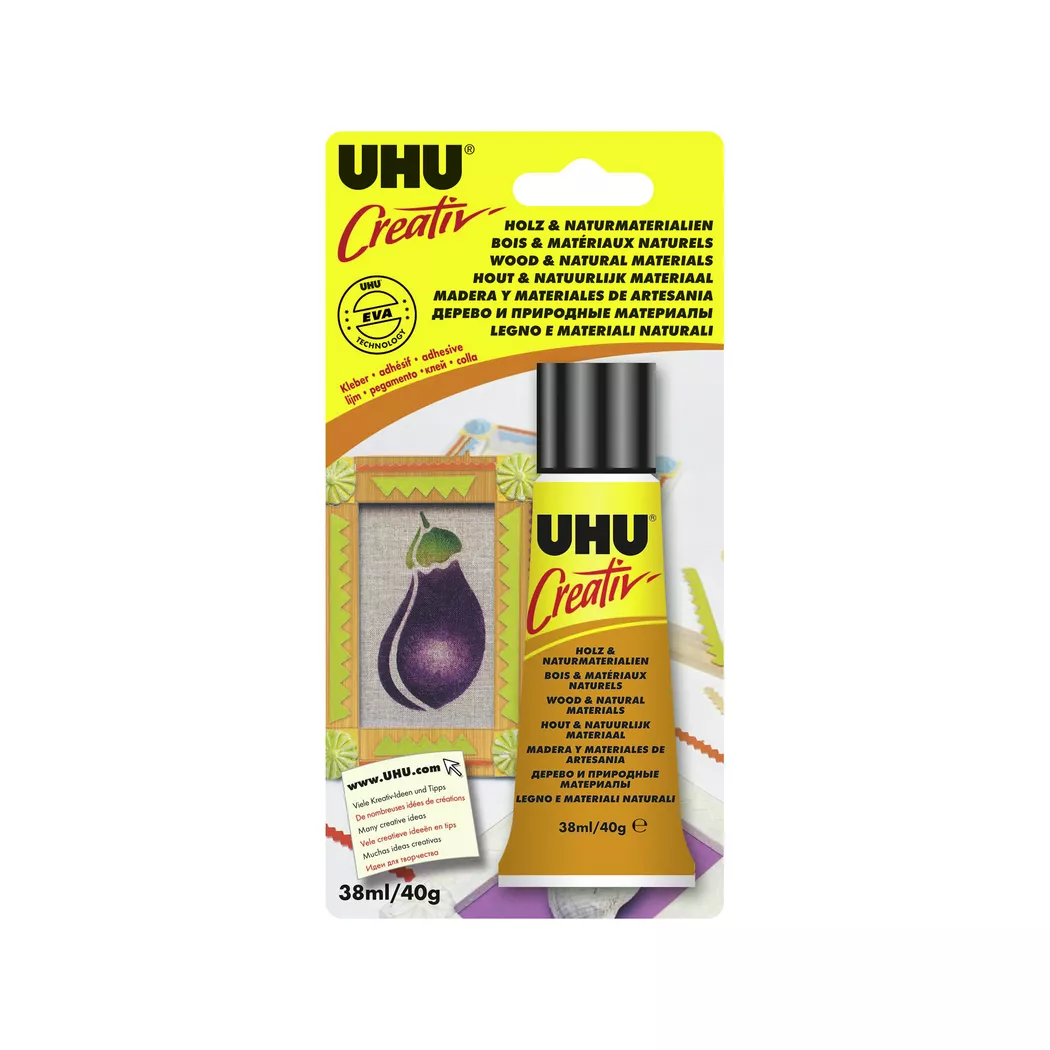 Uhu - Bastelkleber, 38 ml, Transparent
