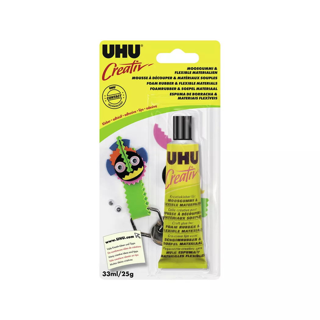 UHU Creativ Spezialklebstoff für Moosgummi | 25 g