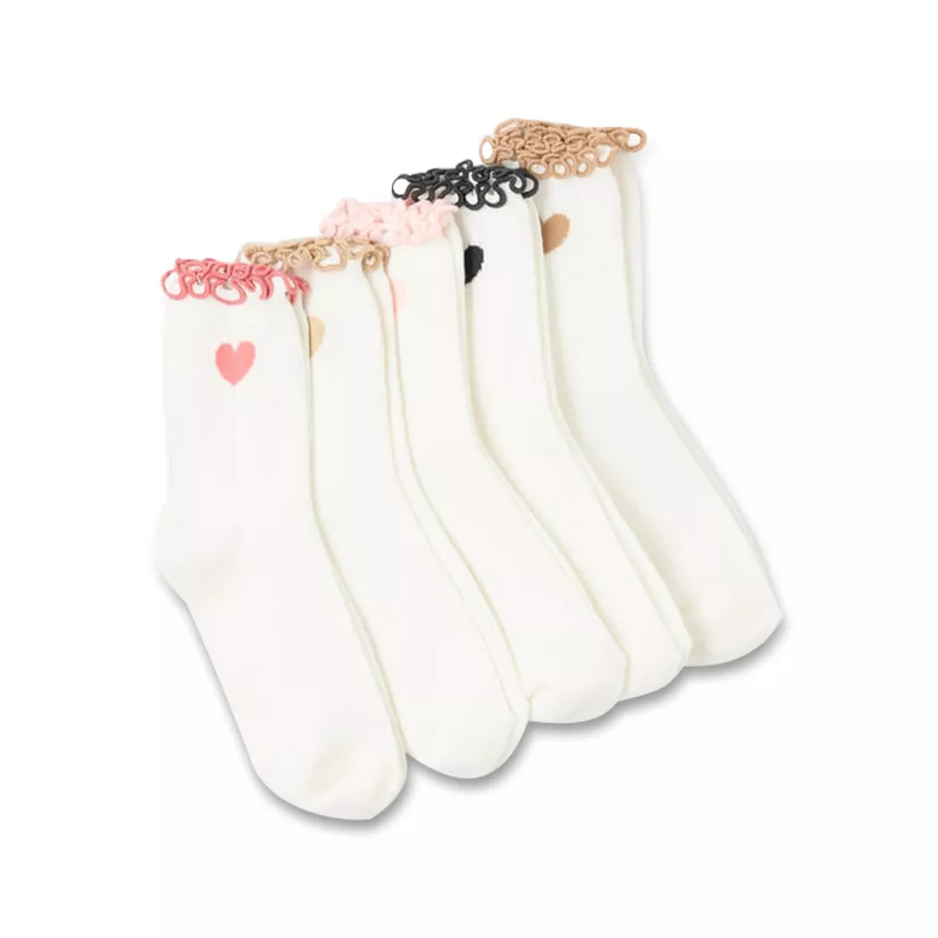 Chaussettes Fille Ivoire 24-26 4