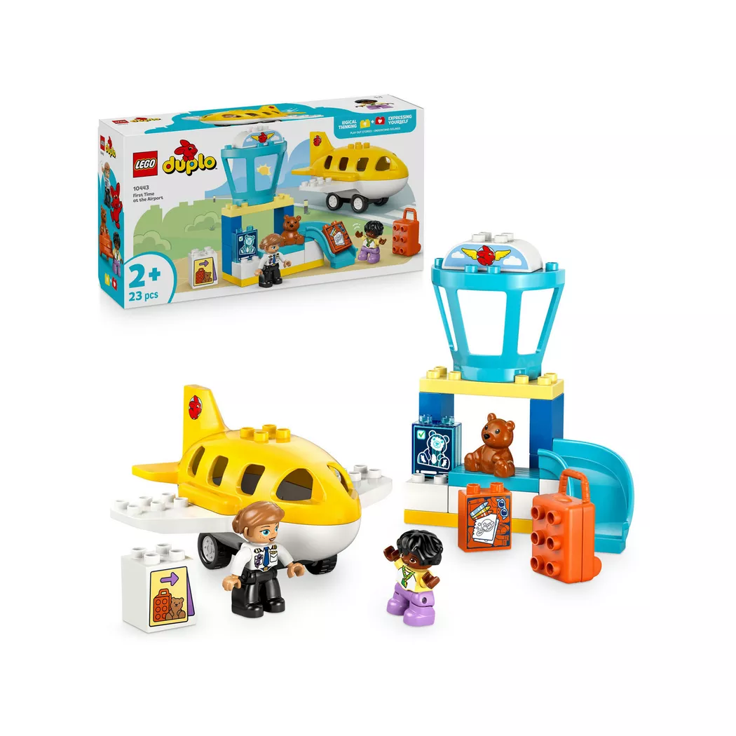 Lego DUPLO Town På flyplassen for første gang 10443