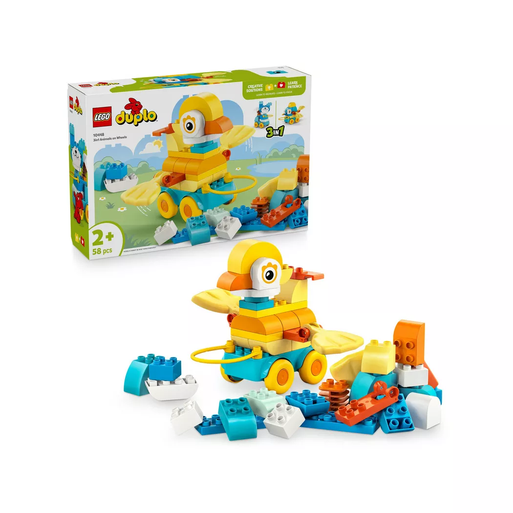 Lego DUPLO Town 3-i-1 Dyr på hjul 10448