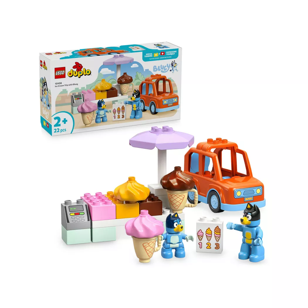 Lego DUPLO Bluey På iskremtur med Bluey 10458