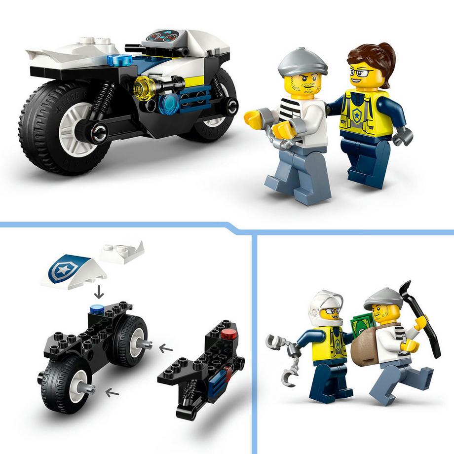 LEGO®  60455 La course-poursuite en moto de police 