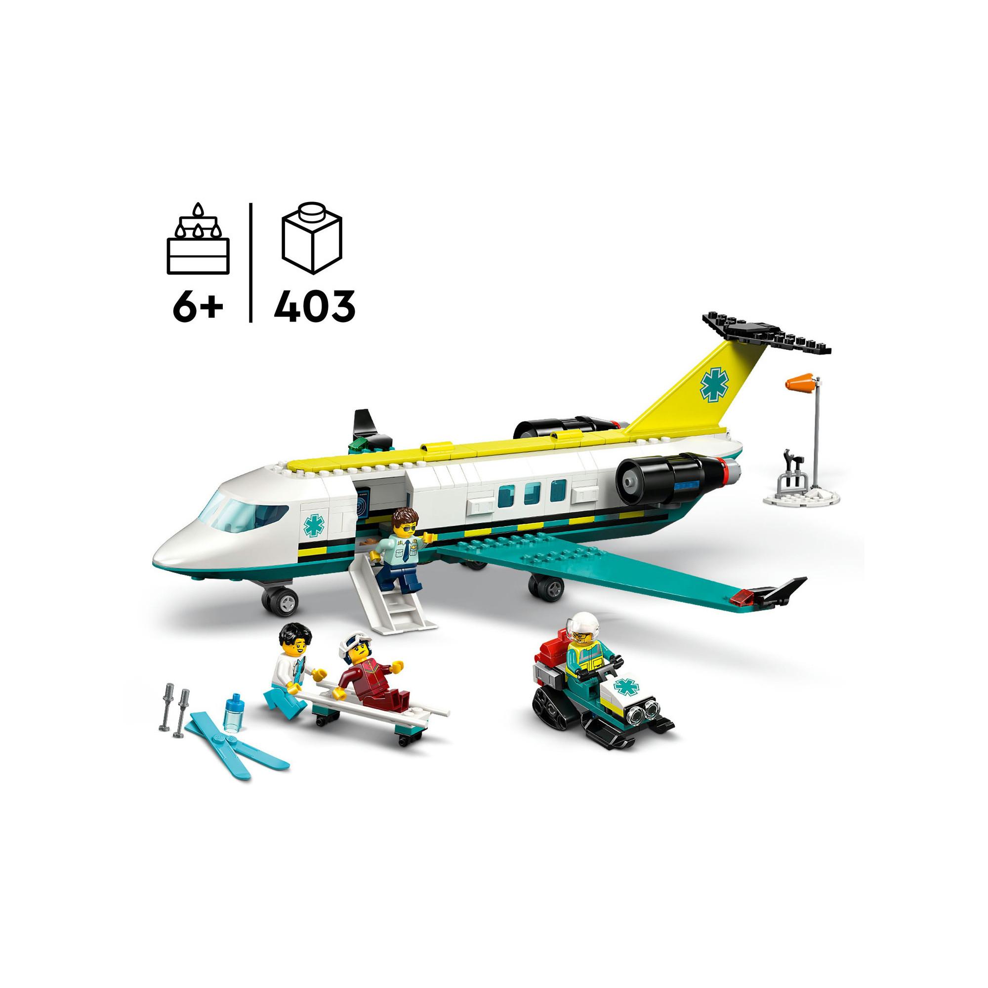 LEGO®   60465 Aereo ambulanza di emergenza 