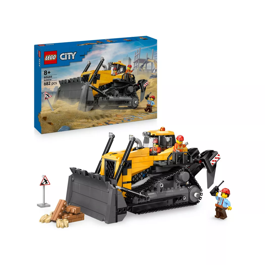 Lego City Gul bulldoser 60466