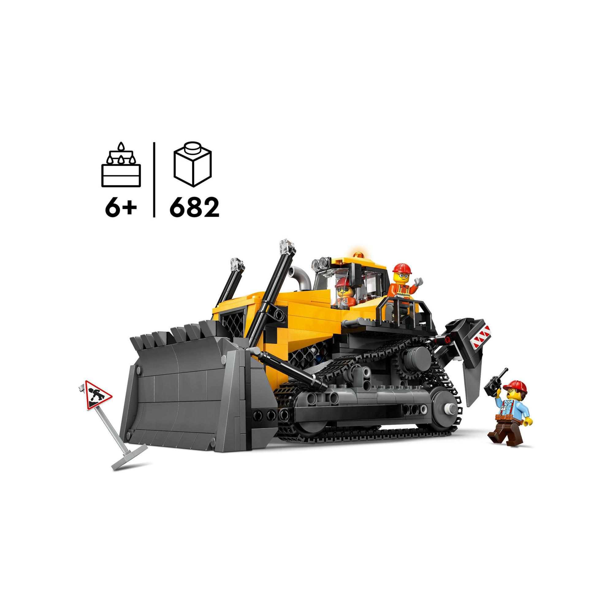 LEGO®  60466 Le bulldozer jaune 