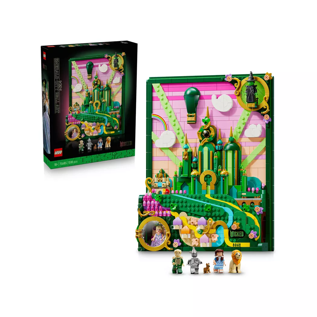 Lego Wicked Emerald City Wall Art (75685), New