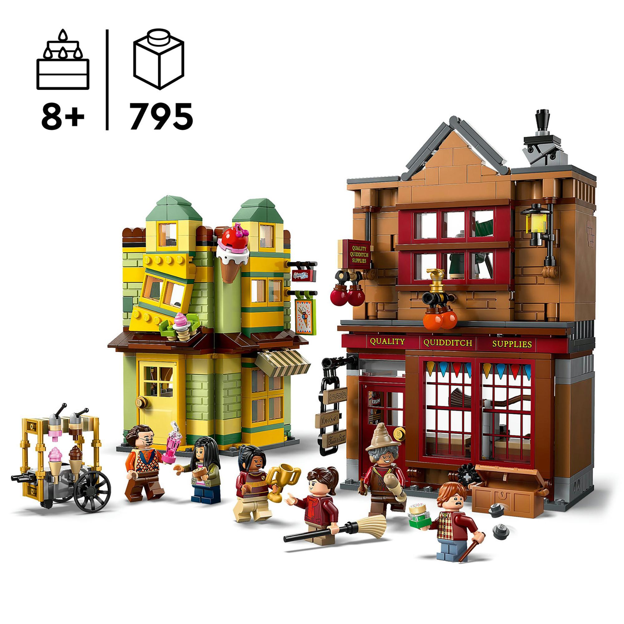LEGO®  76452 Magasin d'accessoires de Quidditch™ et marchand de glaces 