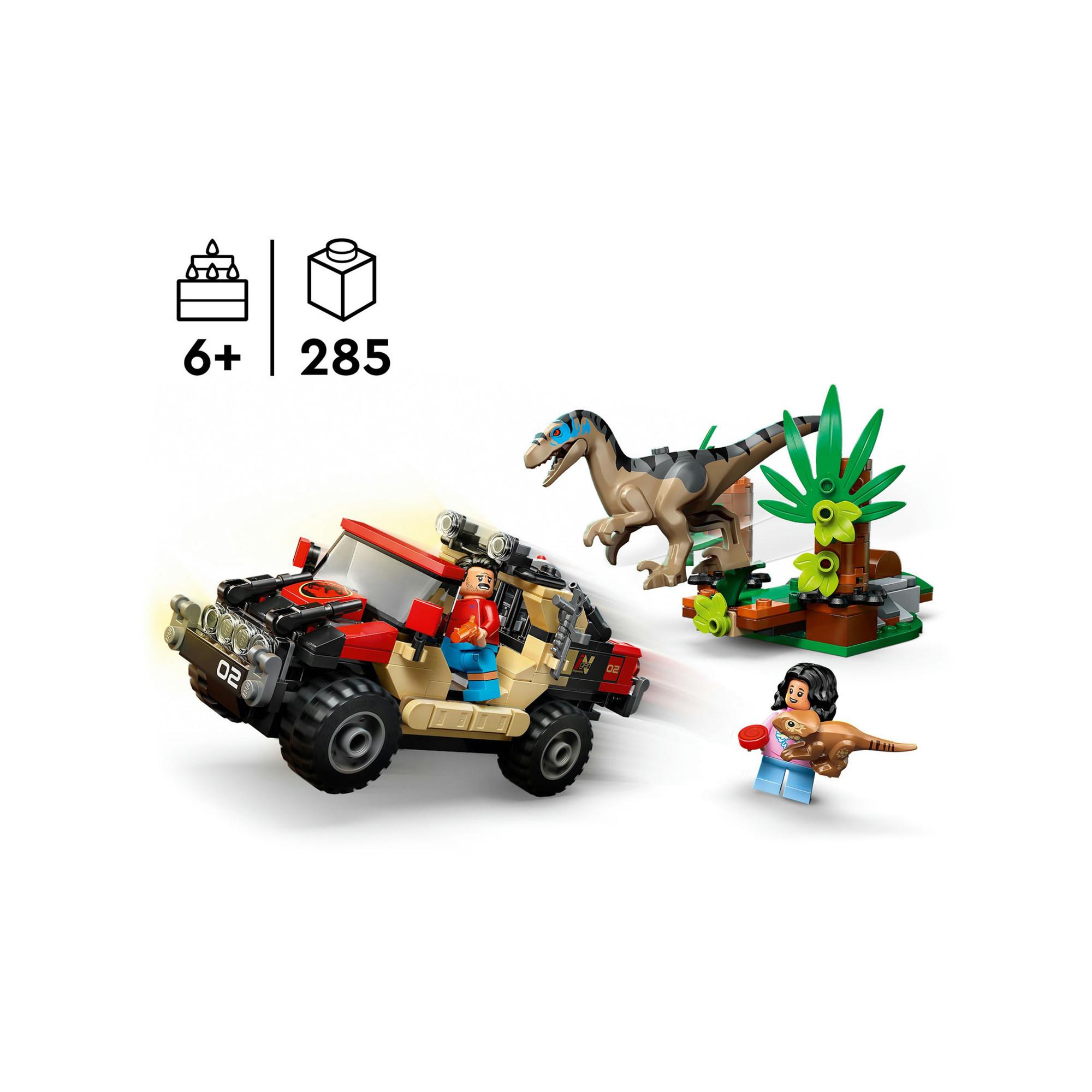 LEGO®   76972 Fuga dal Raptor sul fuoristrada 