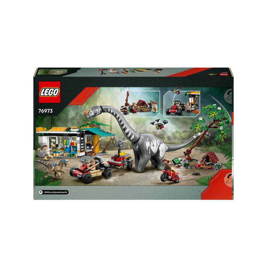 LEGO®  76973 La poursuite du vélociraptor et du titanosaure 