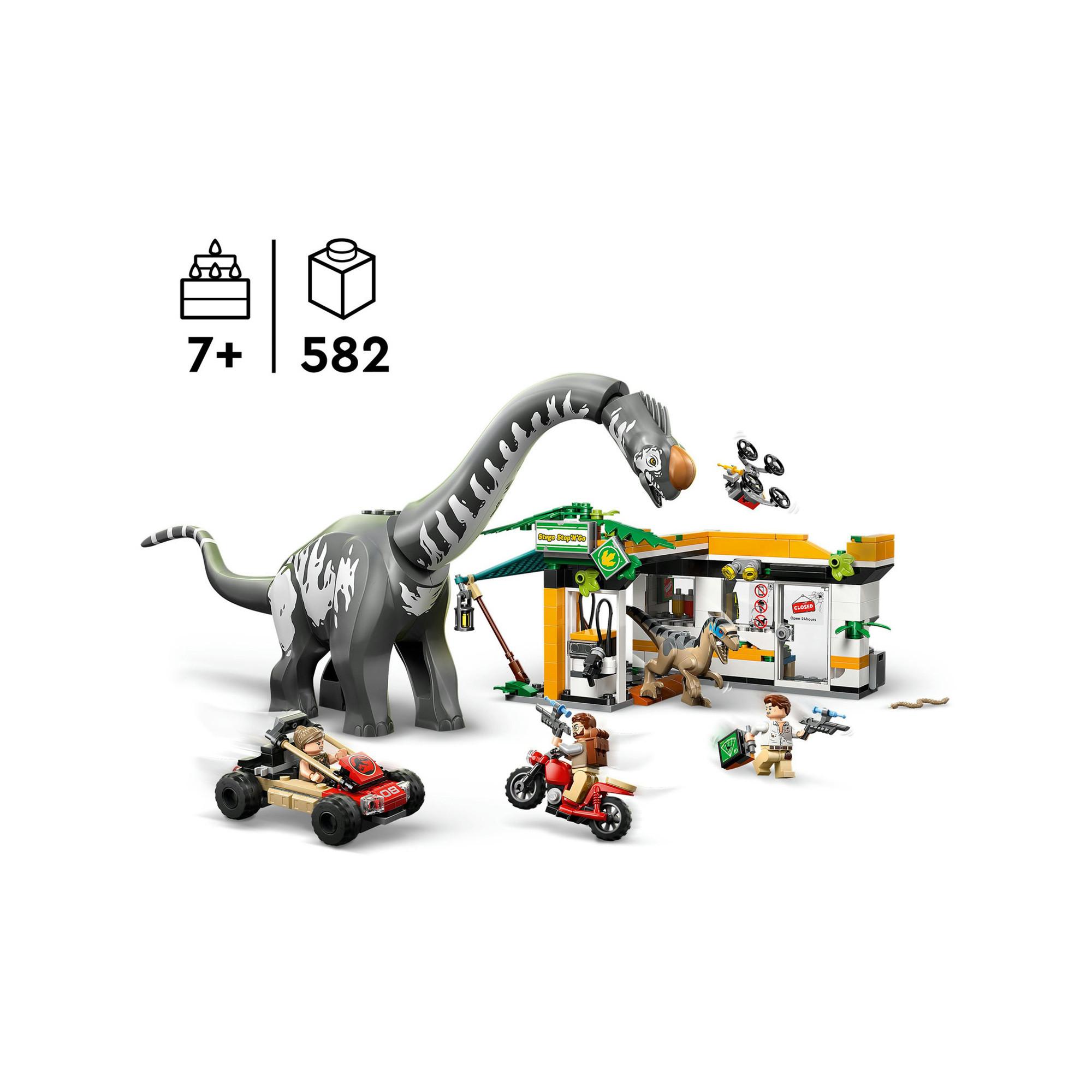 LEGO®  76973 Raptor & Titanosaurus: Grosse Fährtensuche 