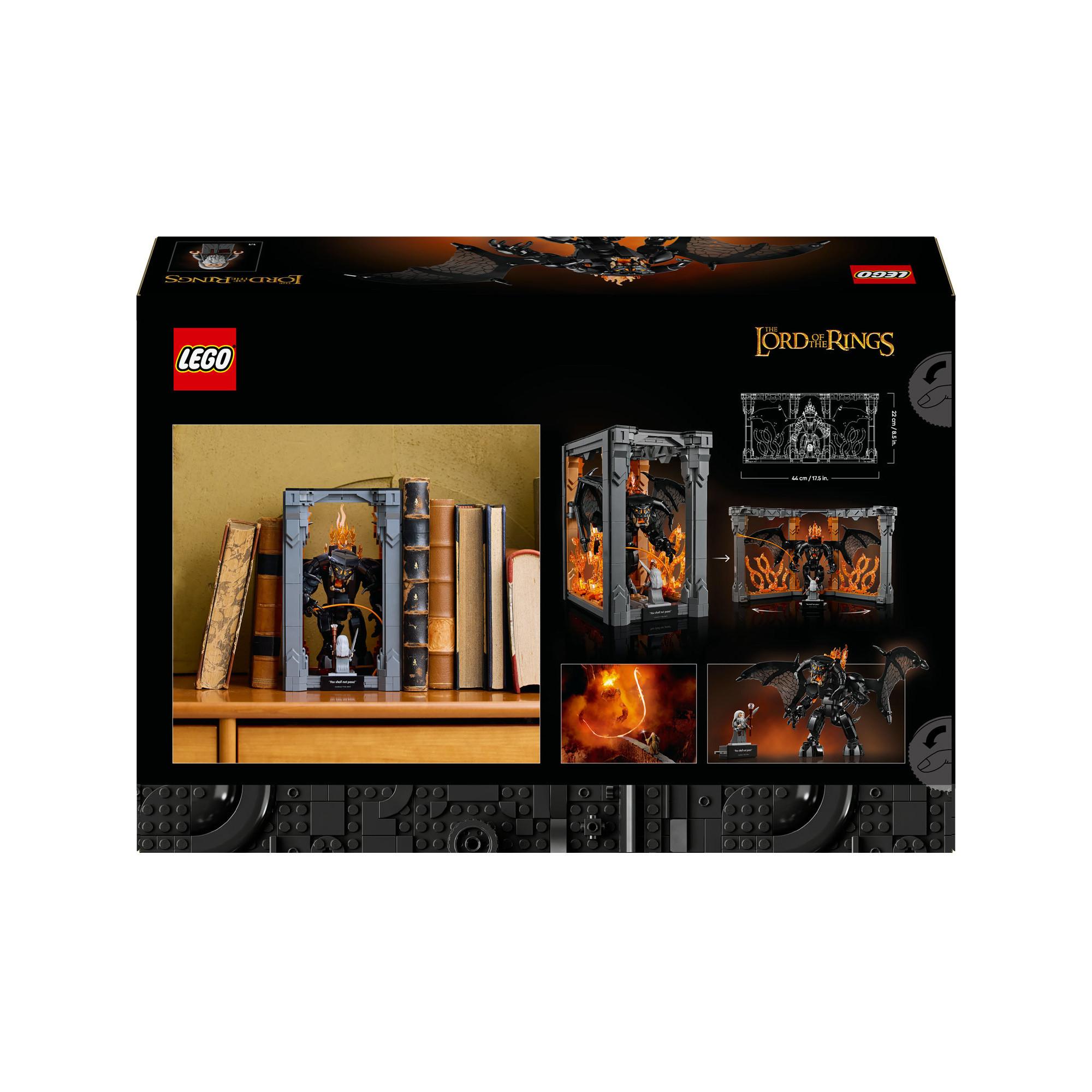LEGO®  10367 Le Seigneur des Anneaux : Book Nook du Balrog™ 