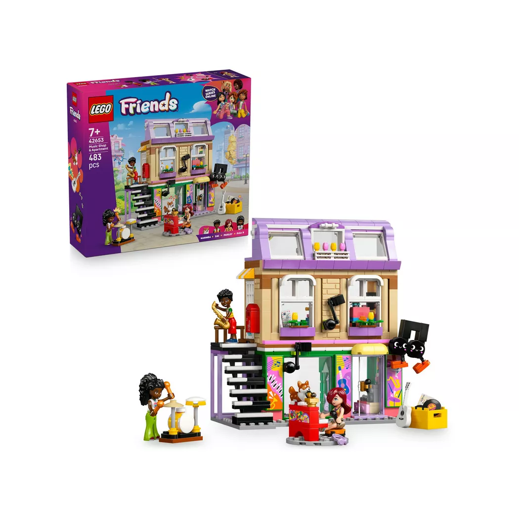 LEGO® - 42653 Musikladen & Wohnung, Multicolor