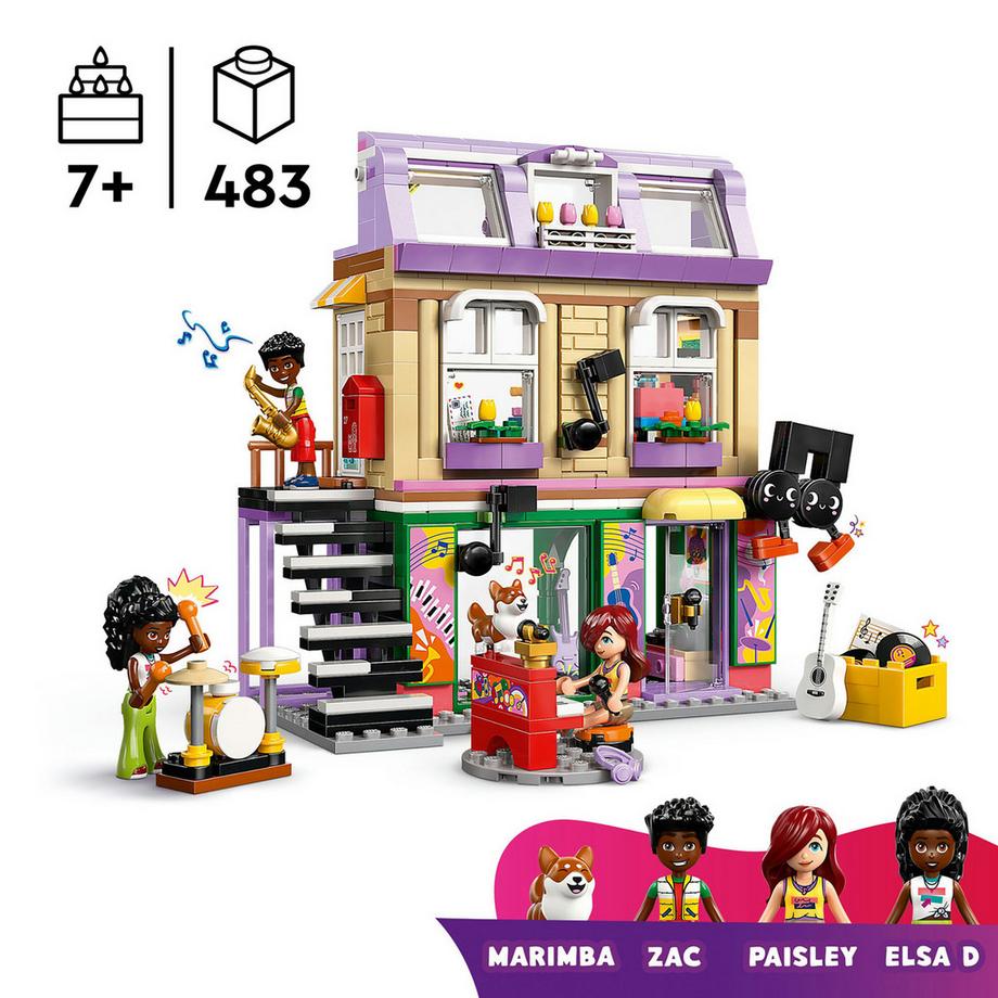 LEGO®  42653 Negozio di musica e appartamento 