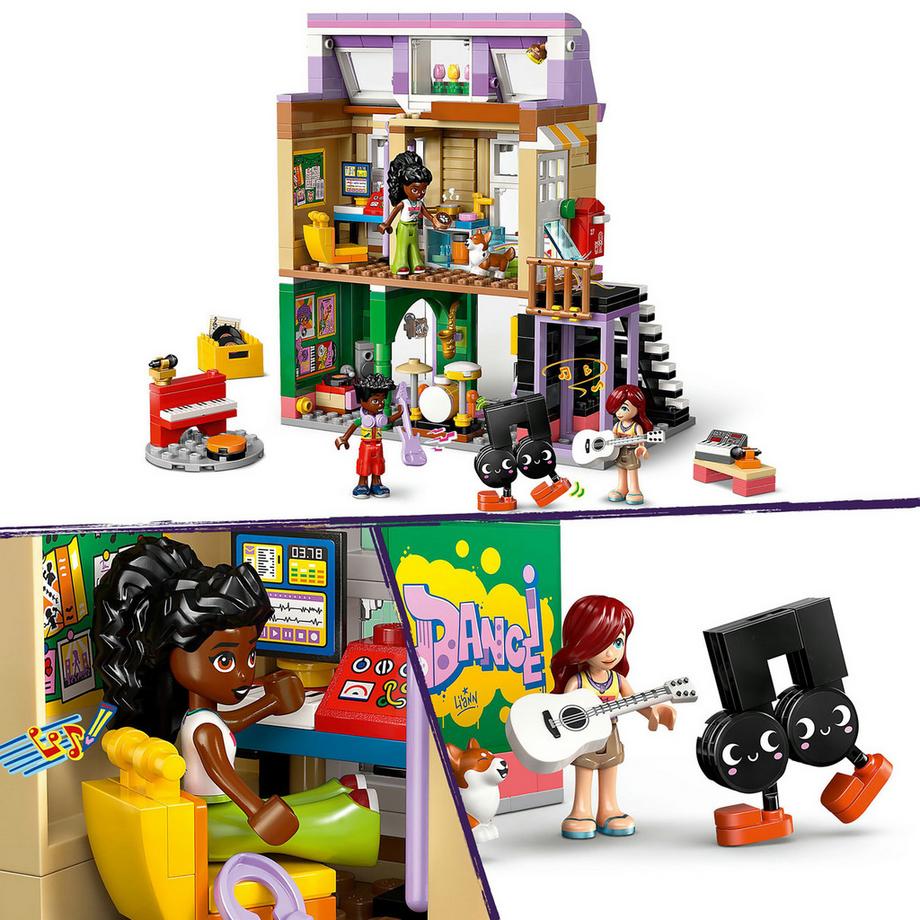 LEGO®  42653 Negozio di musica e appartamento 