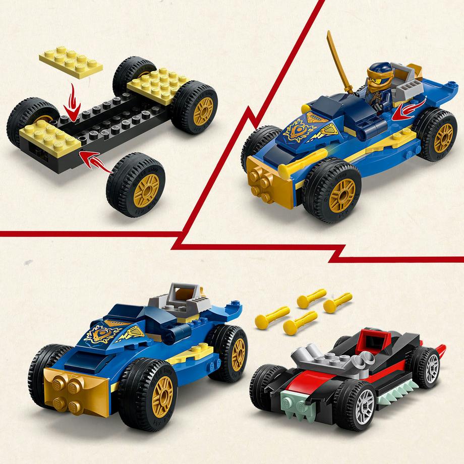 LEGO®  71840 Duello ad alta velocità tra Rogue e Drix 