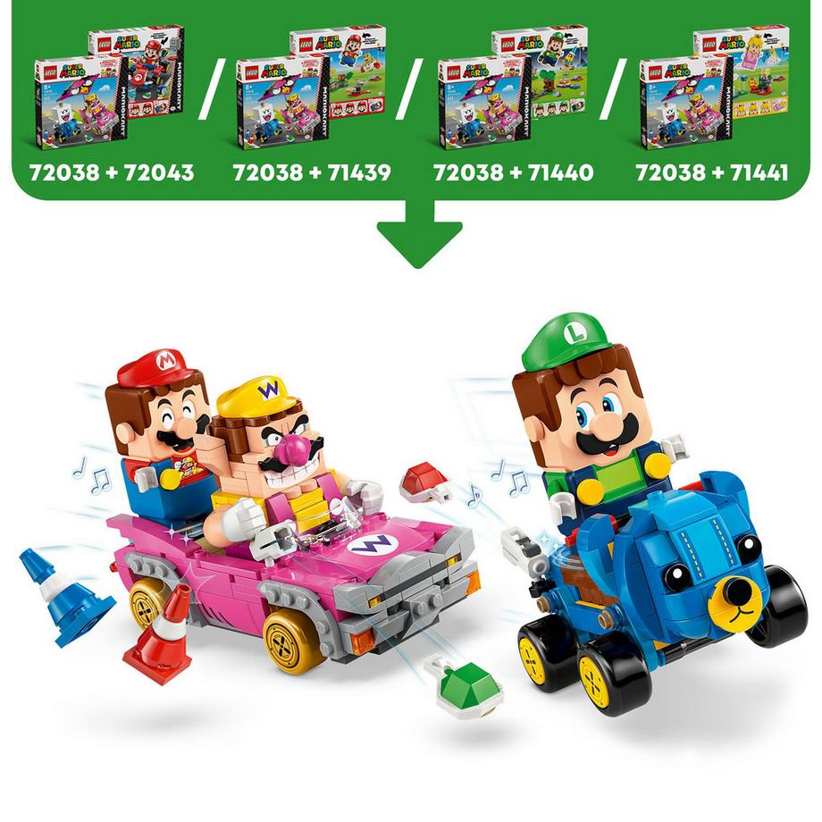 LEGO®  72038 Mario Kart™ – Wario & König Buu Huu 