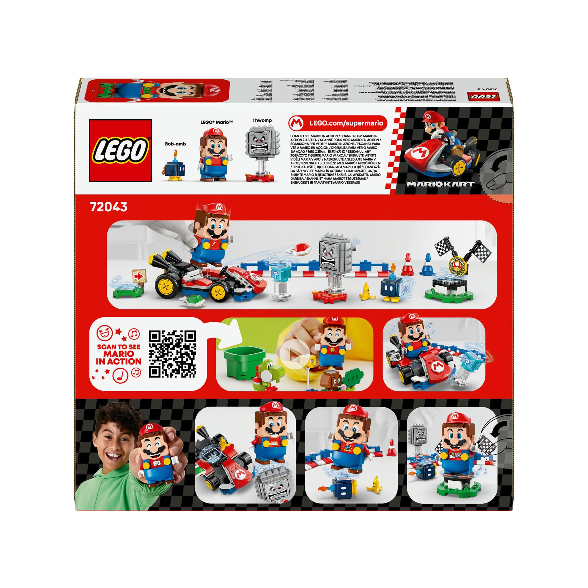 LEGO®  72043 Mario Kart™ – Interaktiver LEGO® Mario™ & Standard-Kart 