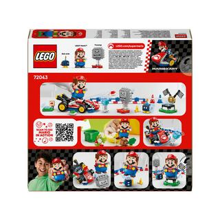 LEGO®  72043 Mario Kart™ – Interaktiver LEGO® Mario™ & Standard-Kart 