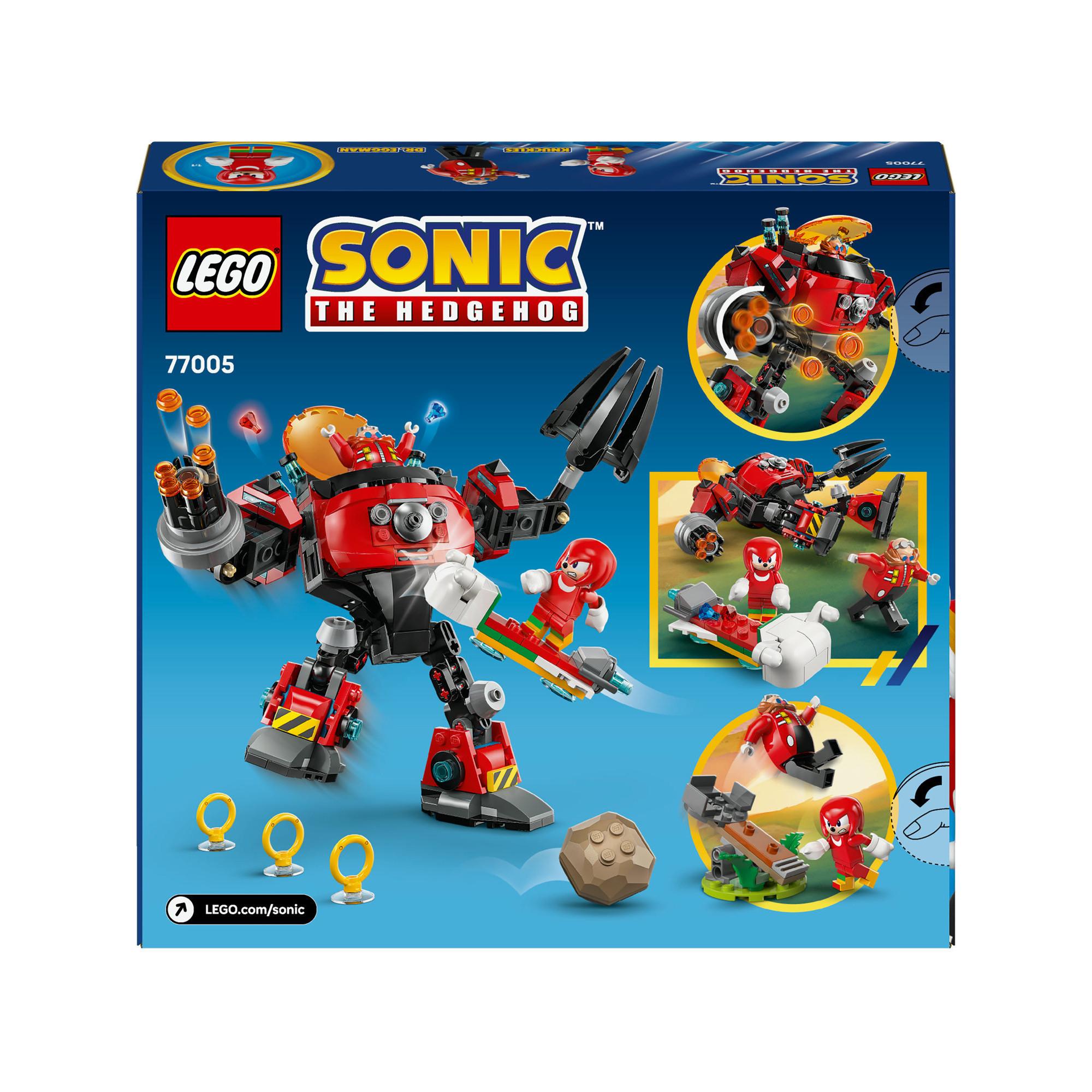 LEGO®  77005 Knuckles vs. il Mech Egg Crusher del Dr. Eggman 