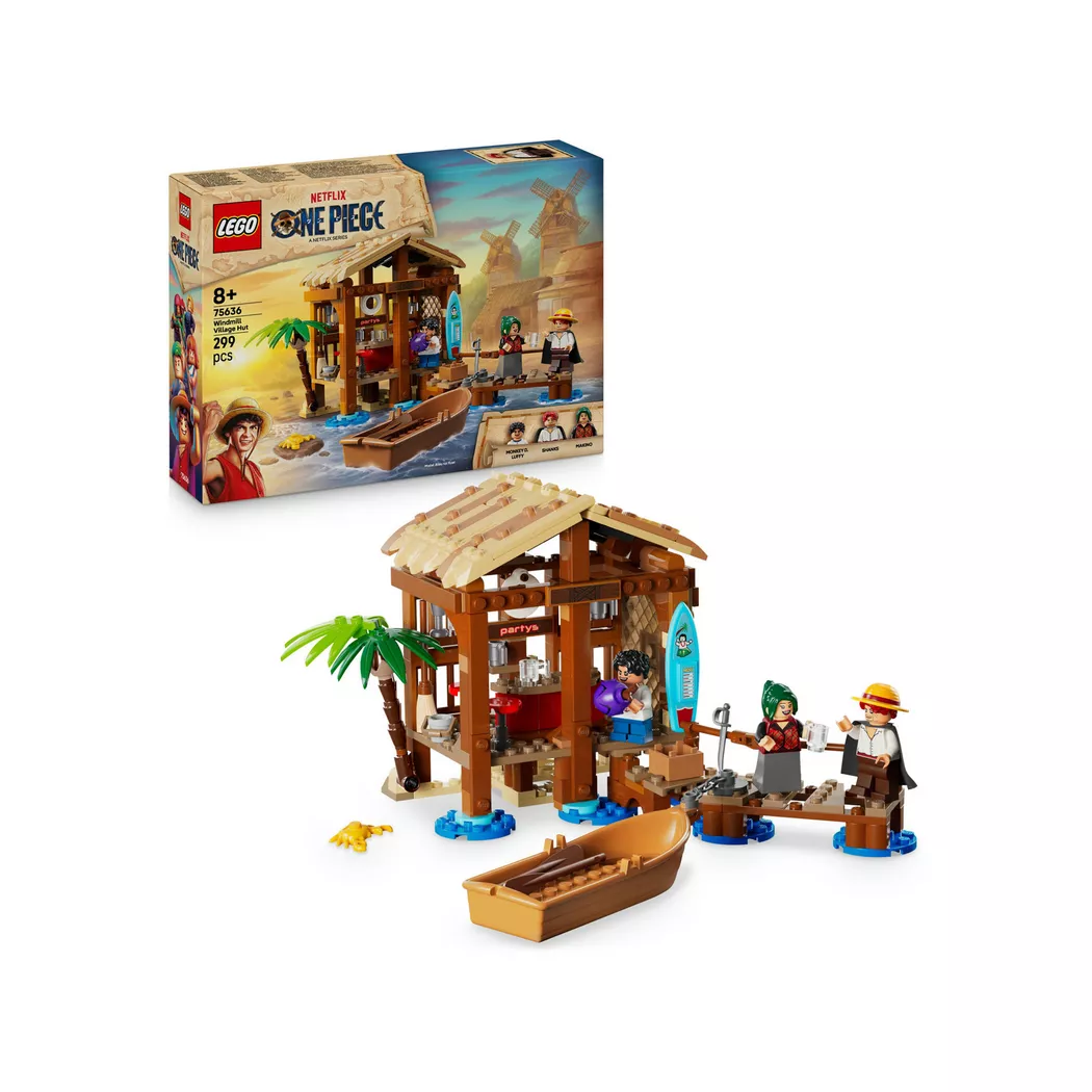 LEGO® One Piece Windmill Village Hut Building Kit 75636