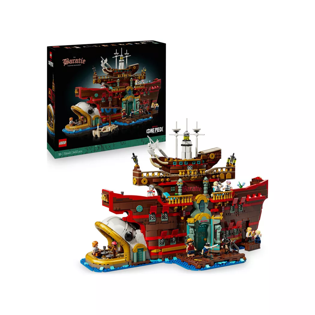 LEGO® One Piece The Baratie Floating Restaurant, Anime Gift Model Kit 75640