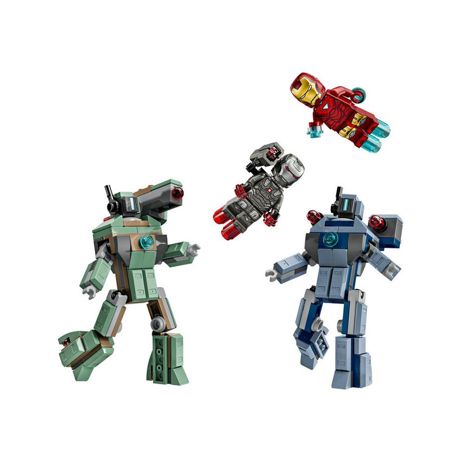 LEGO®  76320 Iron Man e War Machine contro i droni di Hammer 
