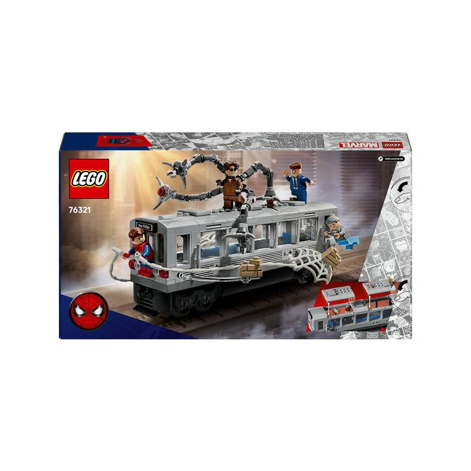 LEGO®  76321 La scène du train de Spider-Man et Docteur Octopus 